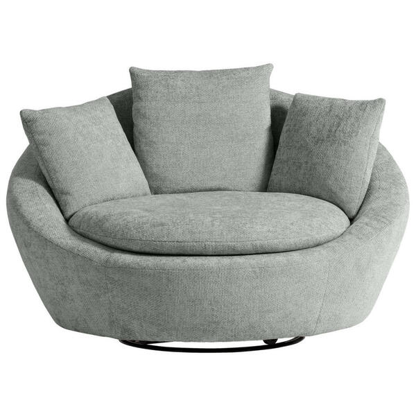 Bild 1 von Mid.you Sessel, Grau, Textil, Füllung: Polyetherschaumkern, Schaumstoffflocken, 130x80x112 cm, erweiterbar (Typenauswahl), Wohnzimmer, Sessel, Polstersessel
