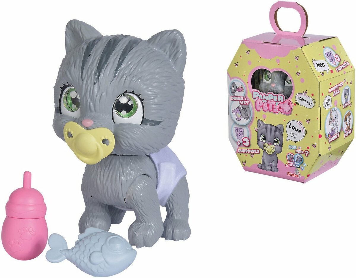 Bild 1 von SIMBA Spielfigur Pamper Petz Katze, mit Trink- und Nässfunktion