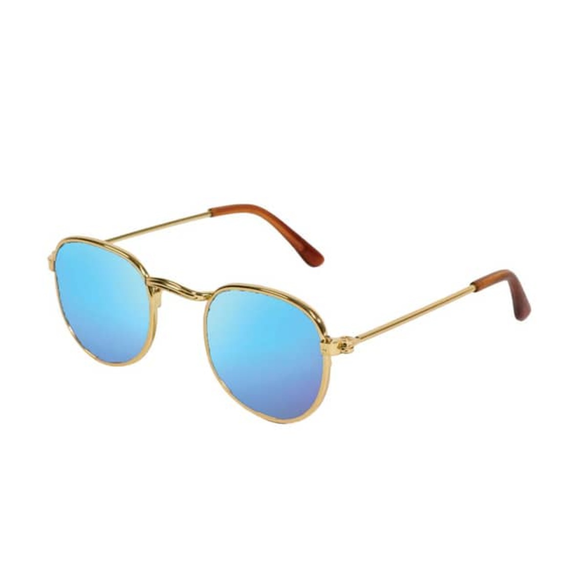 Bild 1 von Puppen Sonnenbrille - gold, blau verspiegelt