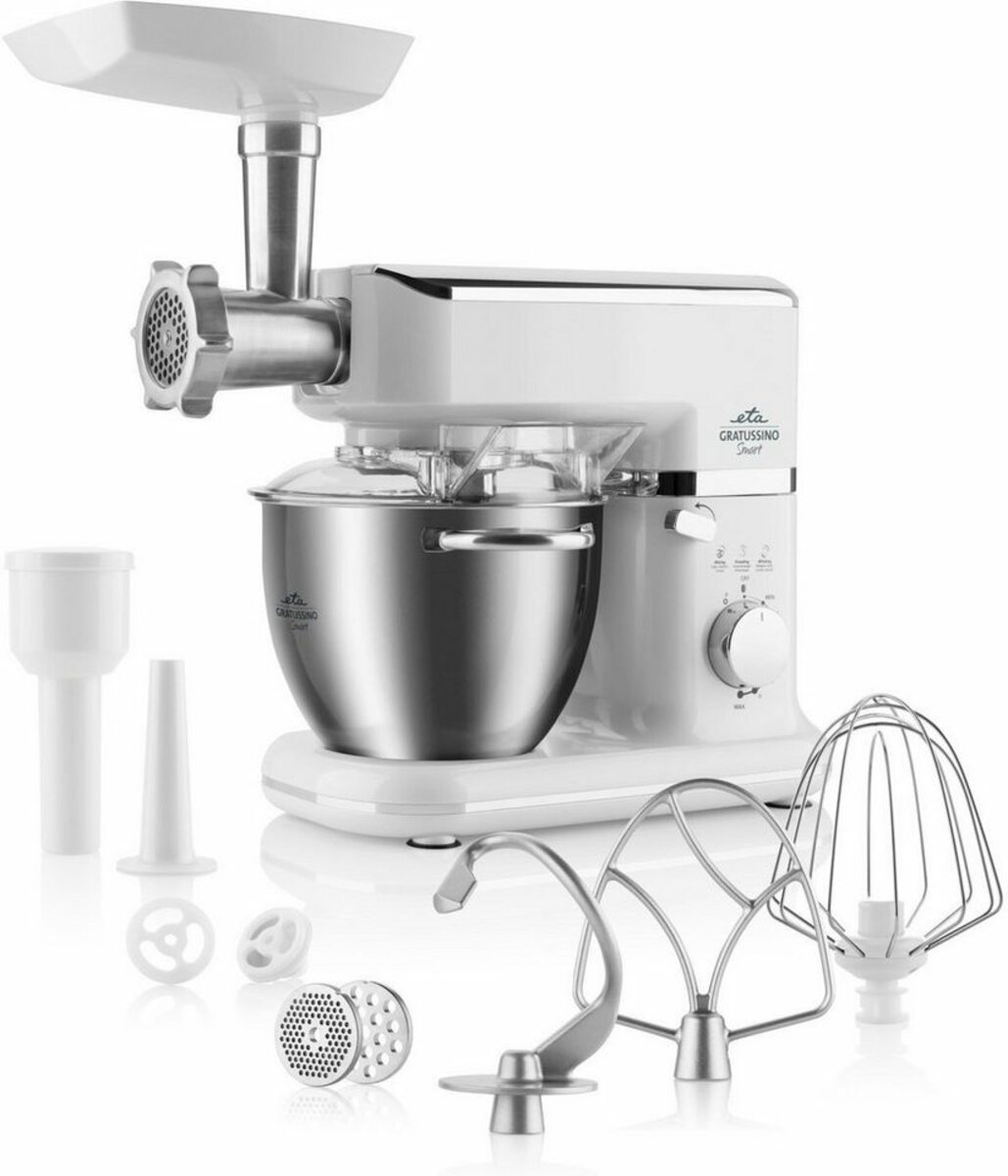 Bild 1 von eta Küchenmaschine ETA002390090, 800 W, 4,5 l Schüssel, Gratussino Smart III 800 Watt, mit Fleischwolf