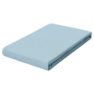 Schlafgut Spannbetttuch Frottex, Hellblau, Textil, 130 cm, Grüner Punkt, Textiles Vertrauen - Oeko-Tex®, Hohenstein, Oeko-Tex® Standard 100, Oeko-Tex® Made IN Green, bügelleicht, weich und ansch