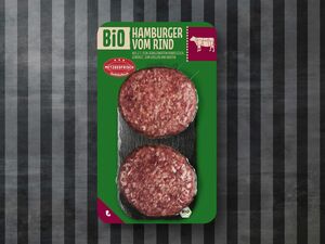 Metzgerfrisch Bio Hamburger vom Rind, 
         260 g