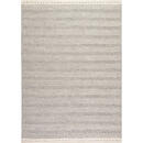 Bild 1 von Novel Flachwebeteppich, Silber, Textil, Struktur, quadratisch, 140 cm, für Fußbodenheizung geeignet, Teppiche & Böden, Teppiche, Naturteppiche