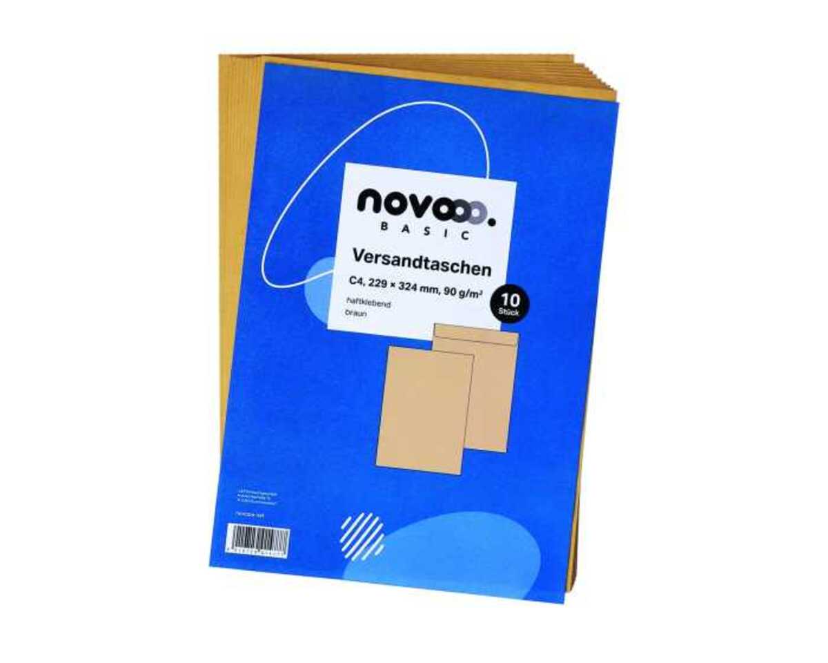 Bild 1 von Versandtasche 10er novooo, ohne fenster, C4, haftklebend