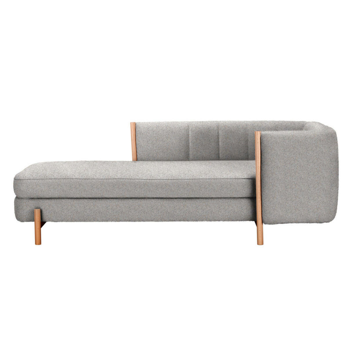 Bild 1 von Niels Andersson Récamiere Majka, Blaugrau, Textil, Buche, 216x90x109 cm, Stoffauswahl, seitenverkehrt erhältlich, Wohnzimmer, Sofas & Couches, Sofas, Recamieren