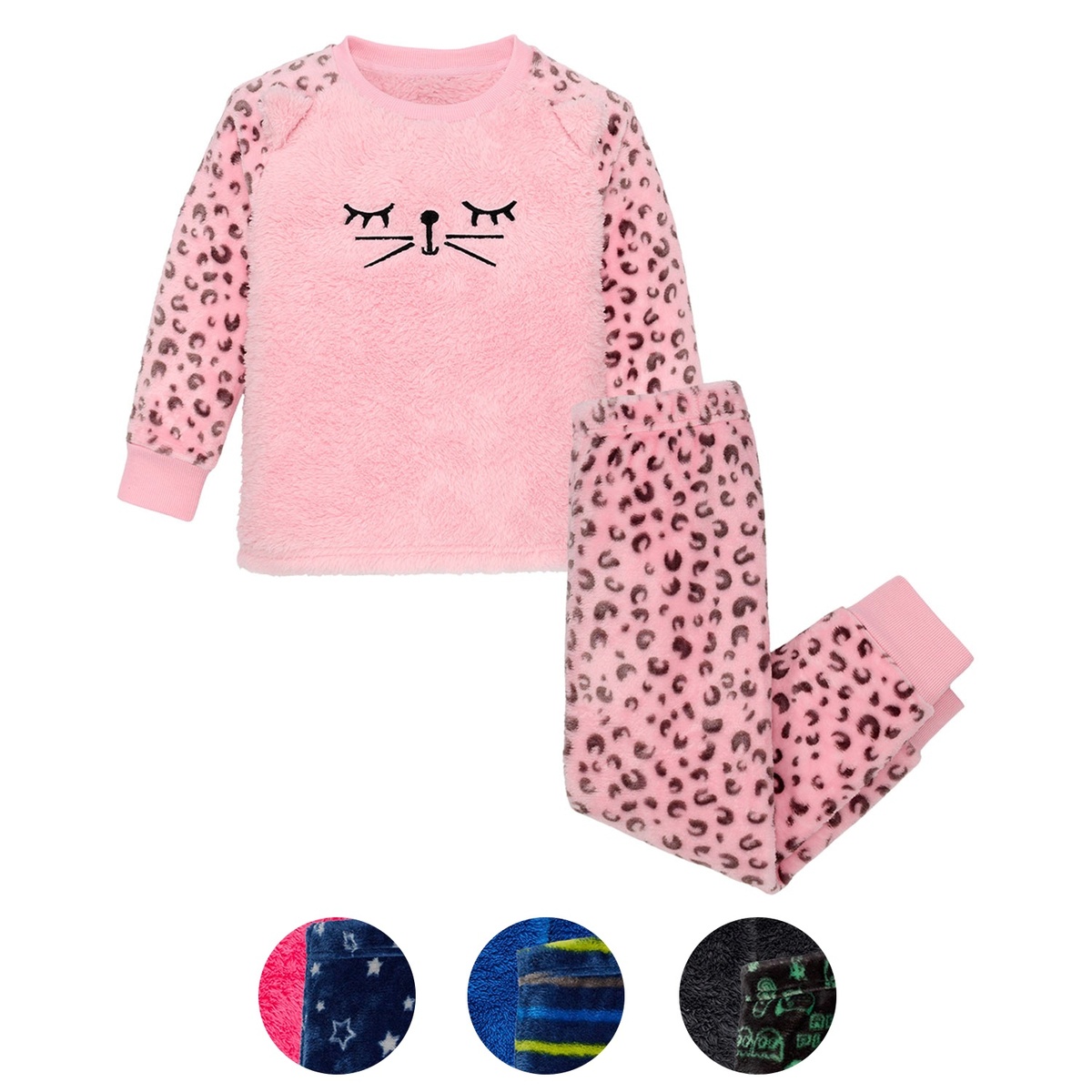 Bild 1 von LILY & DAN Kinder Fleece-Pyjama