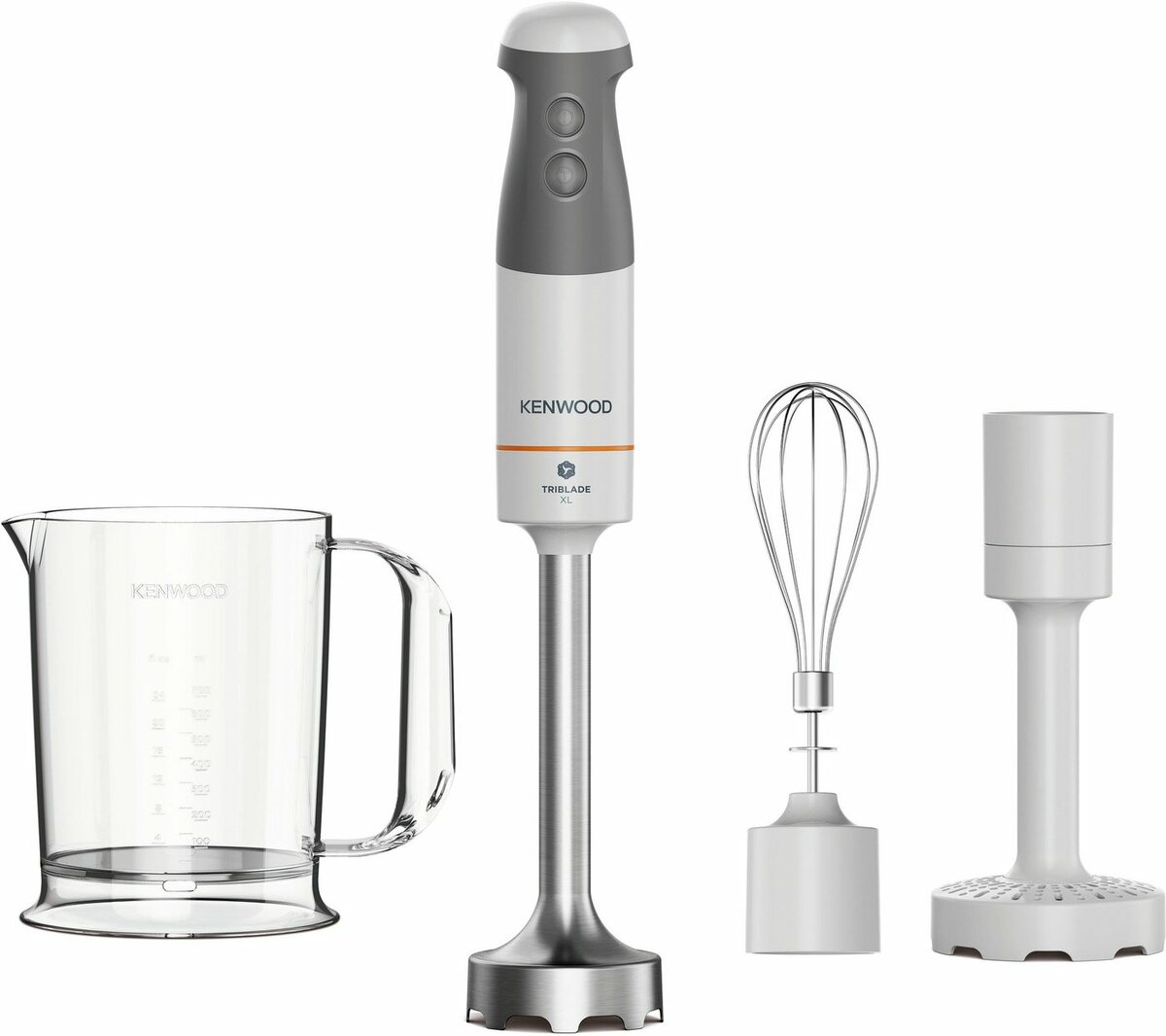 Bild 1 von KENWOOD Stabmixer HBM40.006WH Triblade XL, 850 W, 850 Watt, inkl. 3-teiliges Zubehör Set