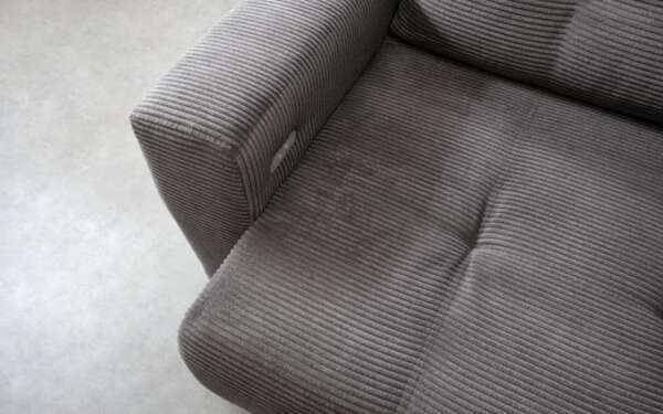 Bild 3 von Wohnlandschaft Abruzzi, grau, Ottomane rechts, inkl. motorischer Sitzvorschub