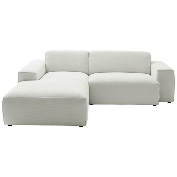 Bild 1 von Pure Home Lifestyle Ecksofa, Hellgrau, Textil, 3-Sitzer, Ottomane links, L-Form, 228x189 cm, Blauer Engel, Goldenes M, Oeko-Tex® Standard 100, DGM-Klimapakt, DGM-Emissionslabel, Typenauswahl, Ledera