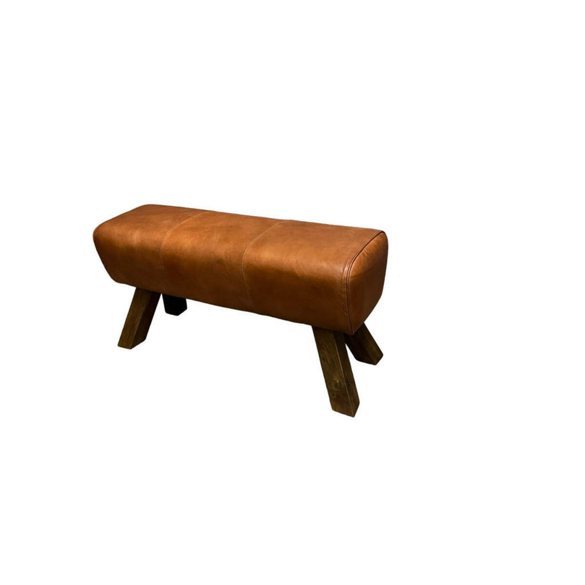 Bild 1 von Livetastic Sitzbank, Braun, Holz, Leder, Echtleder, Anilinleder, Mangoholz, massiv, Vintage, Füllung: Polyetherschaumkern, 90x46x30 cm, Lederauswahl, Typenauswahl, Esszimmer, Bänke, Sitzbänke