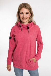 DEPROC Active Kapuzensweatshirt SWEAT ALBERTA WOMEN aus funktionalem Piqué-Fleece