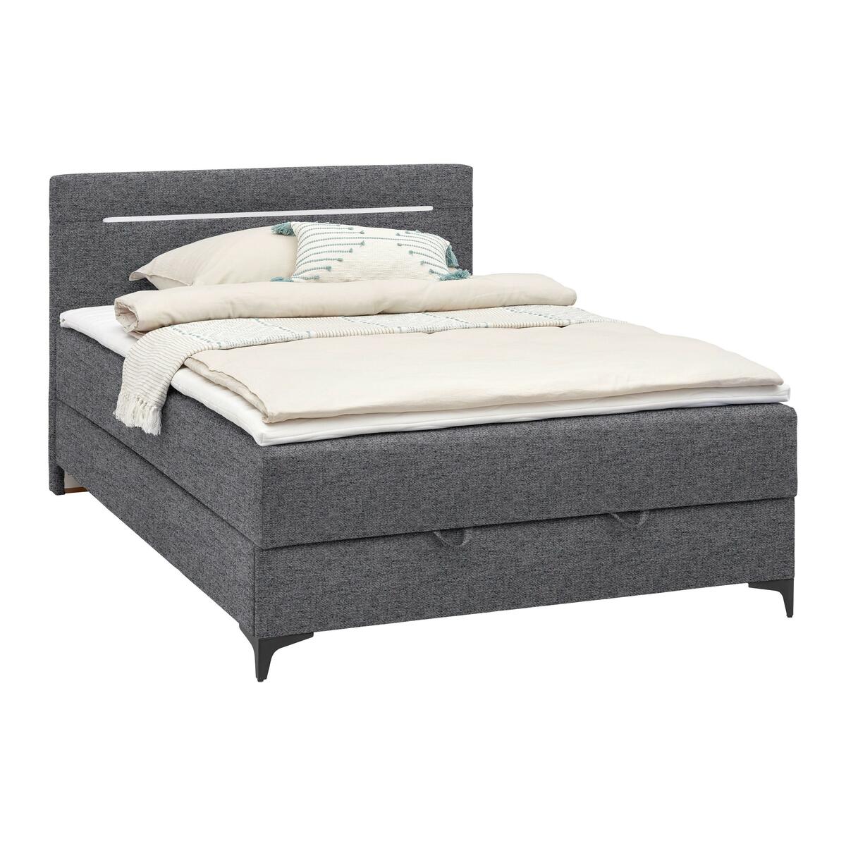 Bild 1 von Boxbett Jerry in Grau ca. 100x200cm, Grau