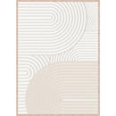 Bild 1 von Monee Bild, Weiß, Kunststoff, Textil, rechteckig, 50x70 cm, gerahmt, Bilder, Gerahmte Bilder