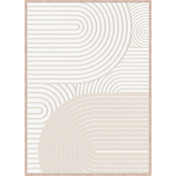 Bild 1 von Monee Bild, Weiß, Kunststoff, Textil, rechteckig, 50x70 cm, gerahmt, Bilder, Gerahmte Bilder