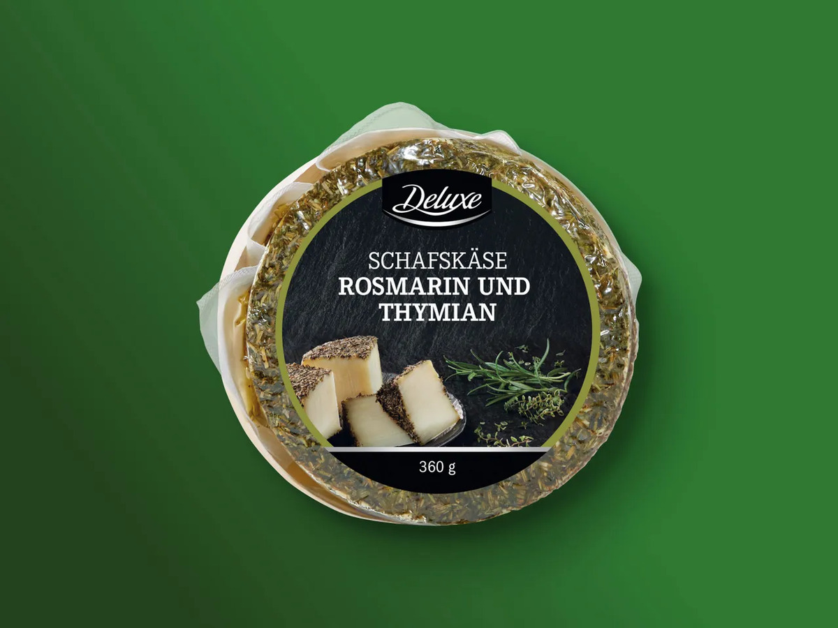 Bild 1 von Deluxe Schafskäse Rosmarin und Thymian, 
         360 g