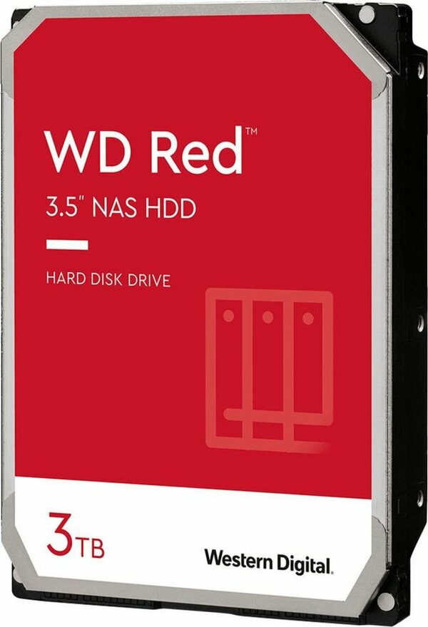 Bild 1 von Western Digital WD Red 3TB HDD-NAS-Festplatte (3 TB) 3,5, Bulk"