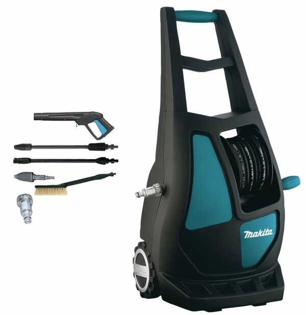 Bild 1 von Makita Hochdruckreiniger HW132, Druck max: 140 bar, 2100 W, Fördermenge max: 420 l/h, 2100 Watt, 140 bar