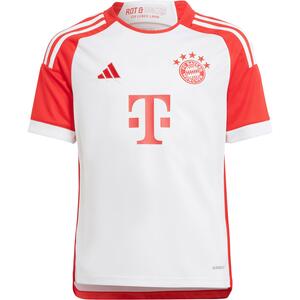 Adidas FC Bayern München 23-24 Heim Teamtrikot Kinder Weiß