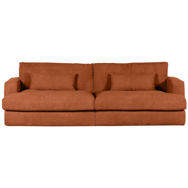 Bild 1 von Landscape Megasofa, Kupfer, Textil, 3-Sitzer, Füllung: Polyester, 270x67x120 cm, Rücken echt, Armteil links, rechts, Wohnzimmer, Sofas & Couches, Sofas, Bigsofas