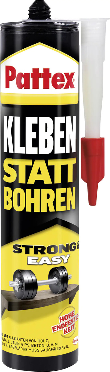 Bild 1 von Pattex Kleben statt Bohren Montagekleber 400 g Kartusche, weiß