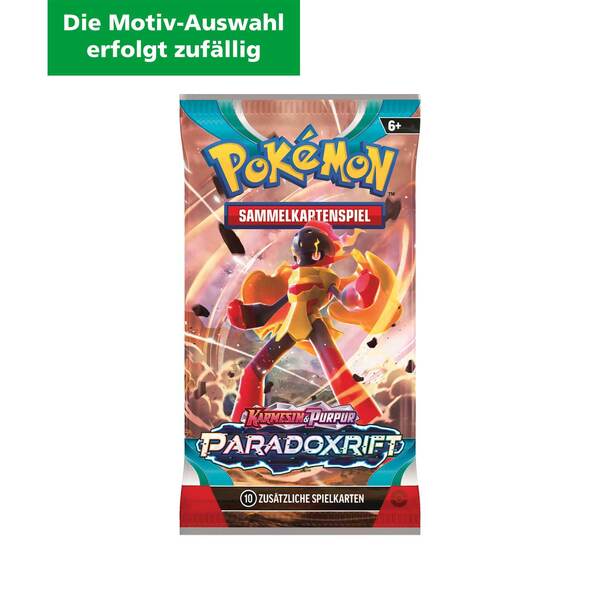 Bild 1 von Pokémon Boosterpack Sammelkarten Paradoxrift (Die Motiv-Auswahl erfolgt zufällig)