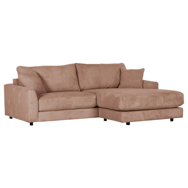 Bild 1 von Landscape Ecksofa, Altrosa, Textil, Uni, 3-Sitzer, Füllung: Polyester, L-Form, links montierbar, rechts montierbar, 240x175 cm, Stoffauswahl, Wohnzimmer, Sofas & Couches, Wohnlandschaften, Ecksofas