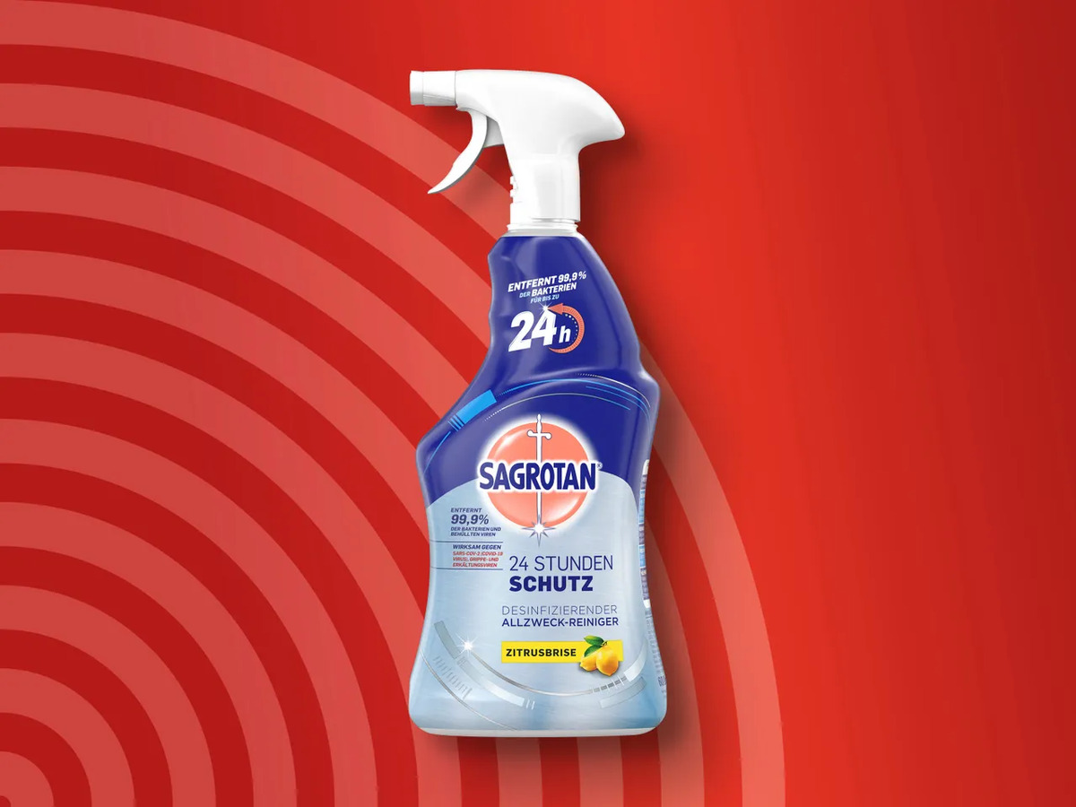 Bild 1 von Sagrotan Reiniger, 
         600/750 ml/60 Stück