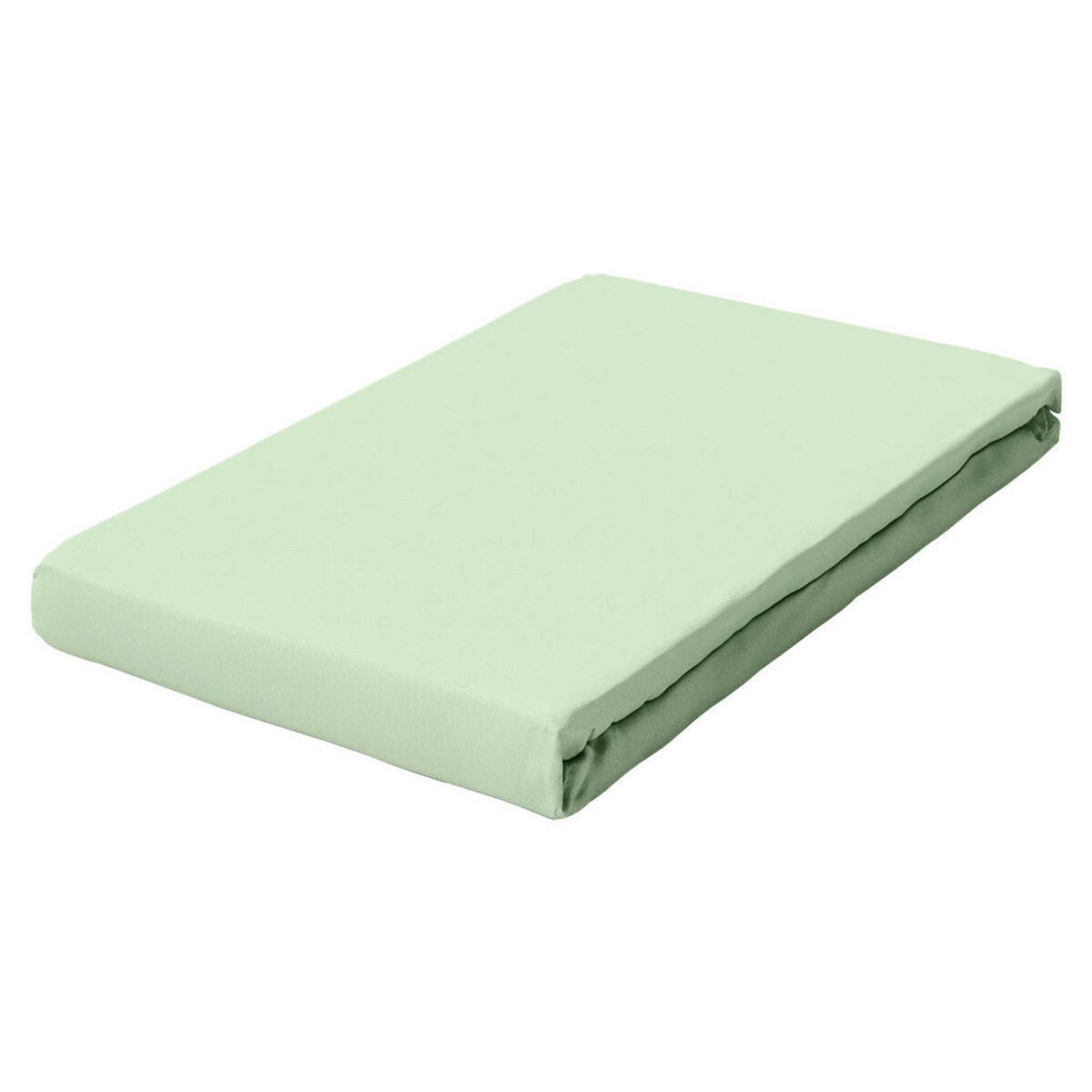 Bild 1 von Schlafgut Spannbetttuch Pure, Hellgrün, Textil, 140-160 cm, Grüner Punkt, Textiles Vertrauen - Oeko-Tex®, Hohenstein, AZO-frei, Oeko-Tex® Made IN Green, bügelfrei, weich und anschmiegsam, perfek