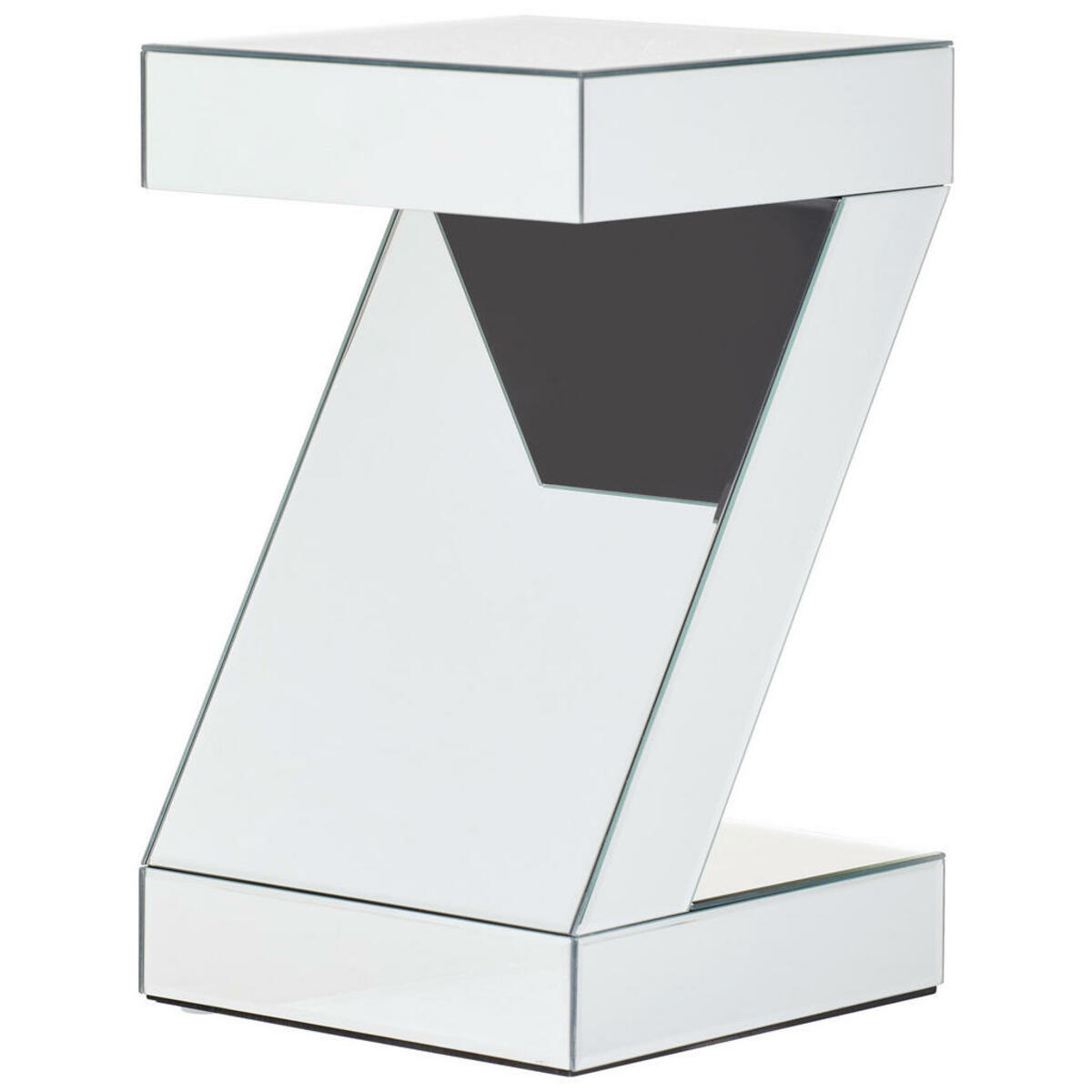 Bild 1 von Xora Beistelltisch, Silber, Kunststoff, Glas, Freiform, Bodenplatte, 30x50x30 cm, Wohnzimmer, Wohnzimmertische, Beistelltische