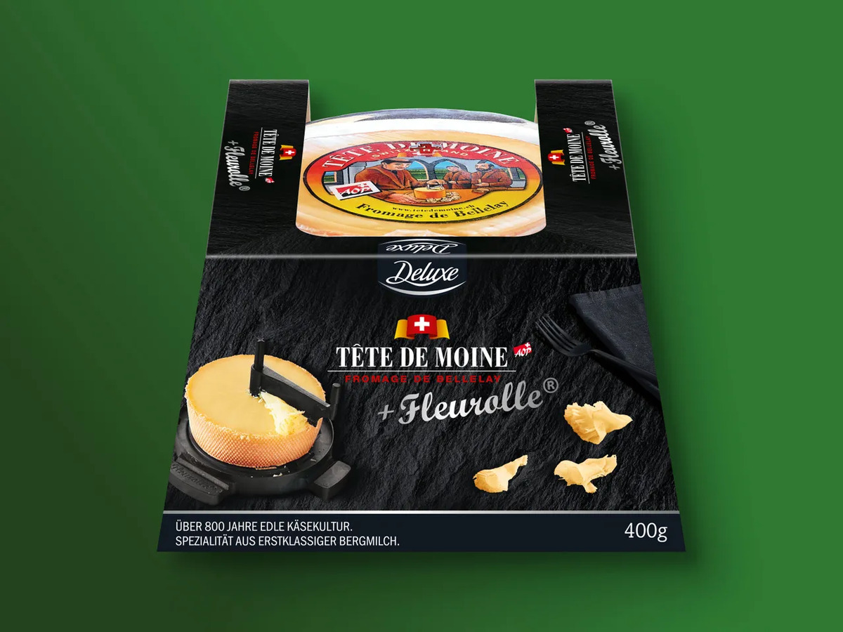 Bild 1 von Deluxe Tête de Moine AOP Fromage de Bellelay, 
         400 g