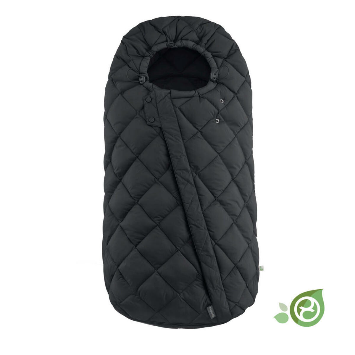 Bild 1 von Cybex FUßSACK Snogga 2, Schwarz, Textil, Füllung: Thinsulate™, 90x50x20 cm, Winterfußsack, Gurtschlitze, Kinderwagen, Kinderwagenzubehör