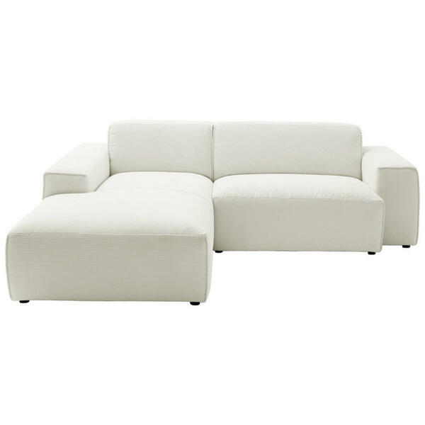 Bild 1 von Pure Home Lifestyle Ecksofa, Weiß, Textil, 3-Sitzer, Ottomane links, L-Form, 228x189 cm, Blauer Engel, Goldenes M, Oeko-Tex® Standard 100, DGM-Klimapakt, DGM-Emissionslabel, Typenauswahl, Lederausw