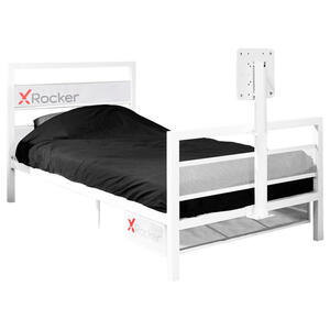 Metallbett, Weiß, Metall, 1 Fächer, Höhe ca. 15 cm, 90x190 cm, nicht verstellbar, Schlafzimmer, Betten, Einzelbetten