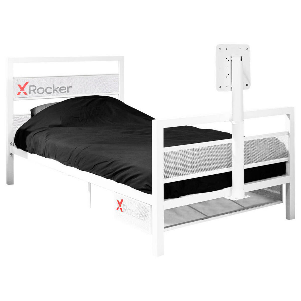 Bild 1 von Metallbett, Weiß, Metall, 1 Fächer, Höhe ca. 15 cm, 90x190 cm, nicht verstellbar, Schlafzimmer, Betten, Einzelbetten