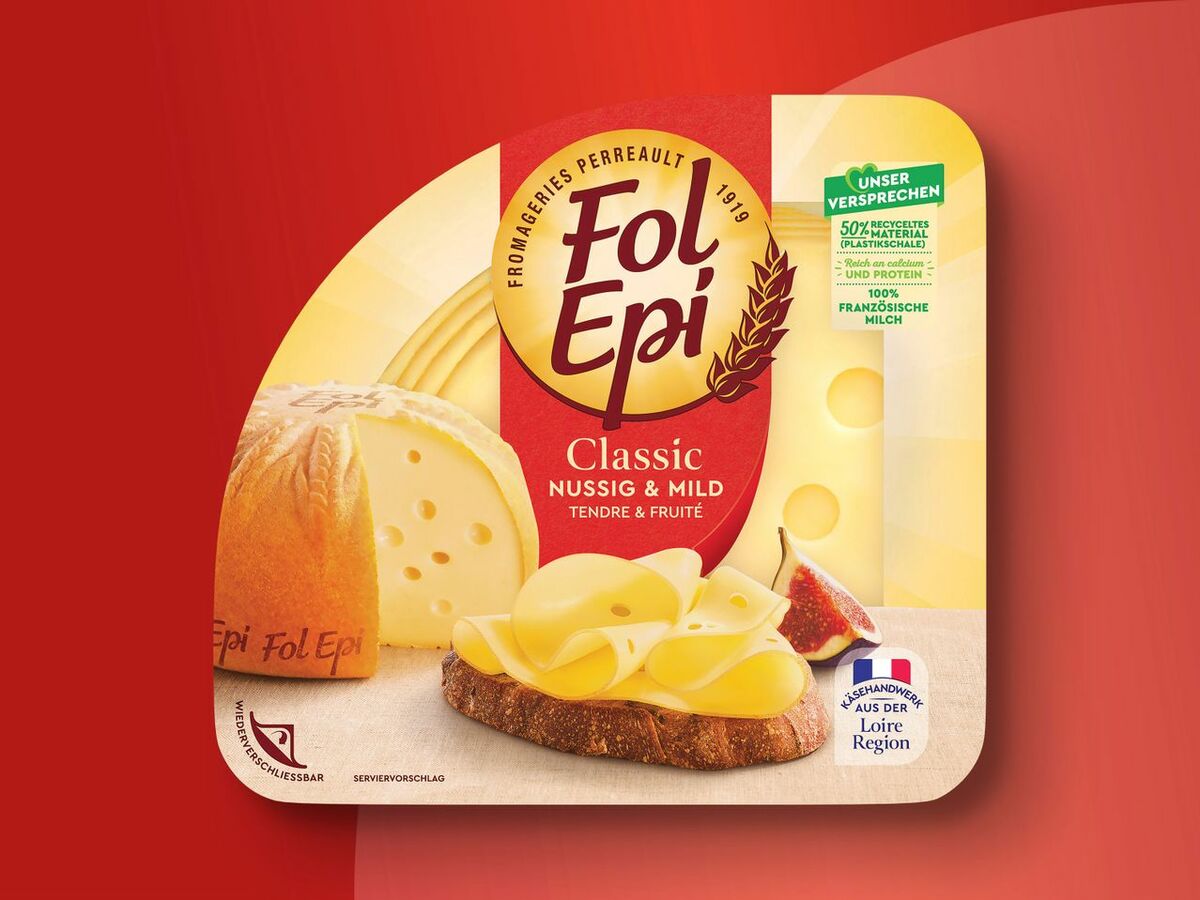 Bild 1 von Fol Epi Käsescheiben, 
         150/130/100/110 g