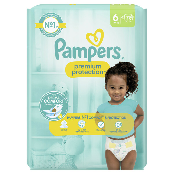 Bild 1 von Pampers Premium Protection Extra Large Windeln Gr.6 13+KG 19ST