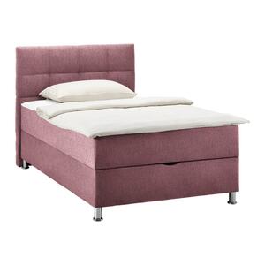 Boxbett Oviedo 120 in Weinrot ca. 120x200cm, Weinrot