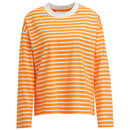 Bild 1 von Damen Langarmshirt im Ringel-Look ORANGE / WEISS