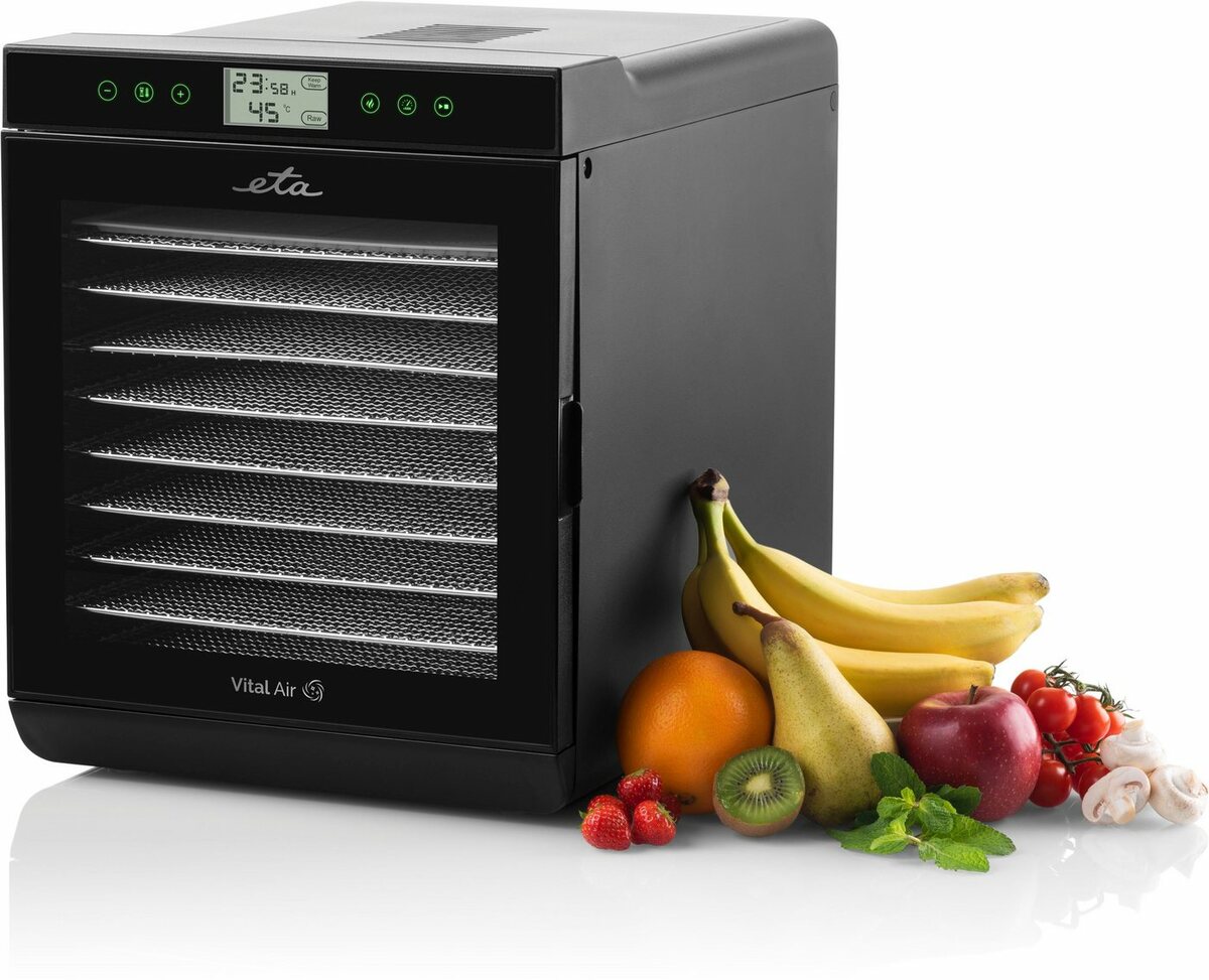 Bild 1 von eta Dörrautomat Vital Air II, ETA230290000 650 W, 10 Etagen, Airflow Technologie, 35-70° Temperatur, 24h Warmhaltefunktion