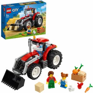 LEGO® Konstruktionsspielsteine »Traktor (60287), LEGO® City«, (148 St), Made in Europe