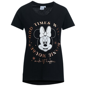 Minnie Maus T-Shirt SCHWARZ