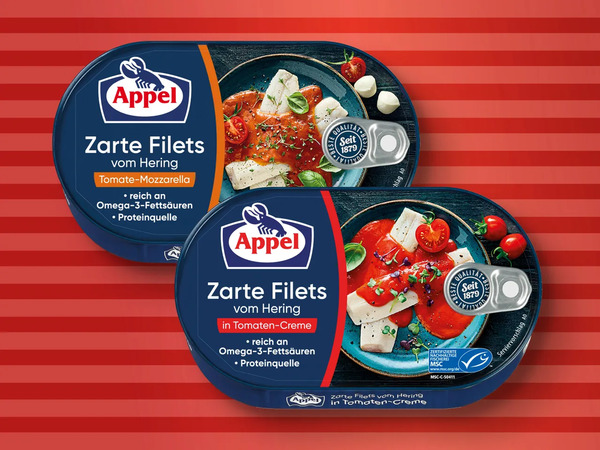 Bild 1 von Appel Heringsfilets, 
         200 g