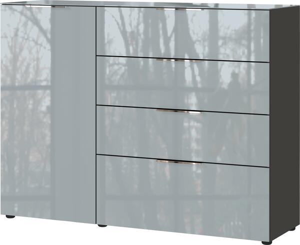 Bild 1 von Sideboard Oakland in Grau/Graphitfarben, Graphitfarben, Silberfarben