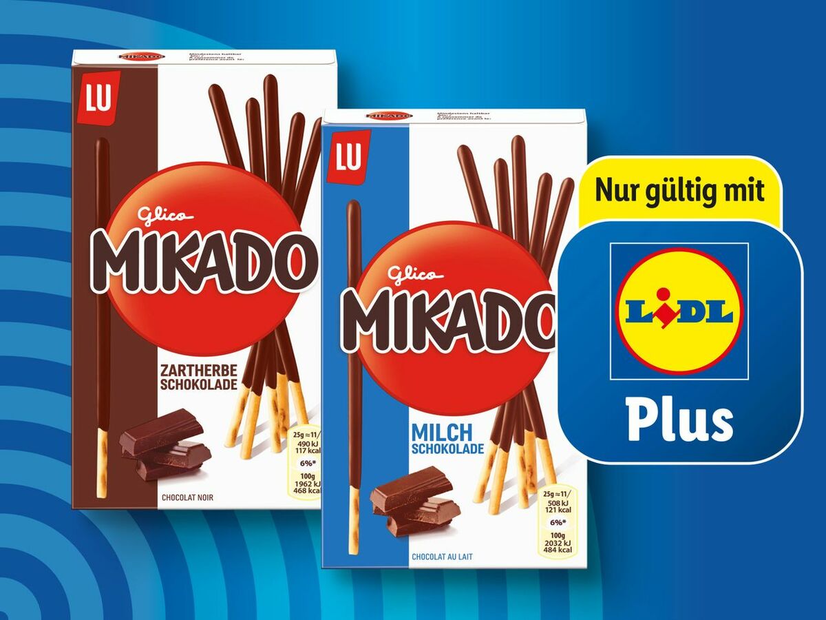Bild 1 von Mikado Schokostäbchen, 
         75 g