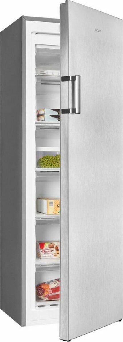 Bild 1 von exquisit Gefrierschrank GS271-NF-H-010E inoxlook, 169,5 cm hoch, 56,0 cm breit