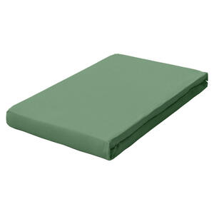 Schlafgut Spannbetttuch Pure, Grün, Textil, 140-160 cm, Grüner Punkt, Textiles Vertrauen - Oeko-Tex®, Hohenstein, AZO-frei, Oeko-Tex® Made IN Green, bügelfrei, weich und anschmiegsam, perfekter