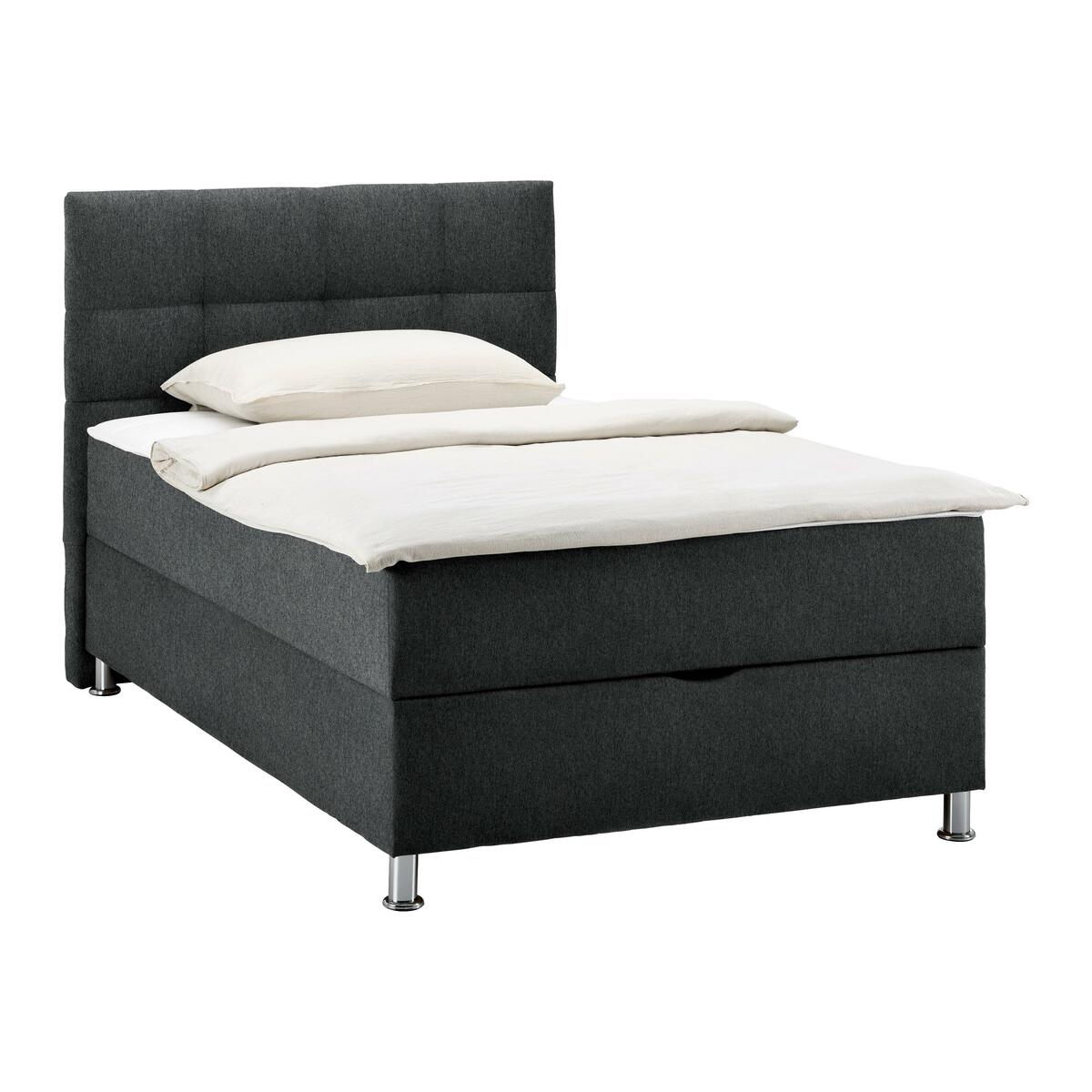 Bild 1 von Boxbett Oviedo 120 in Anthrazit ca. 120 x200cm, Anthrazit