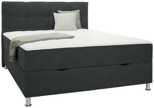 Boxbett Oviedo 160 in Anthrazit ca. 160x200cm, Anthrazit