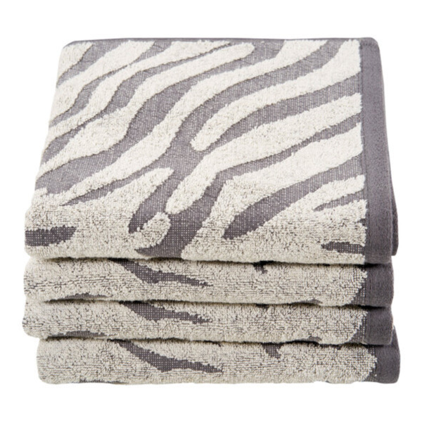 Bild 1 von Frottierserie Square Handtuch Zebra, 2 x 2er Set