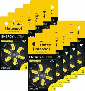 Intenso 60er Pack ENERGY ULTRA PR70 - 10 Batterie, (60 St)